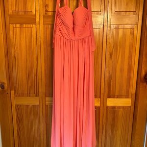 Coral Bridesmaid Dress